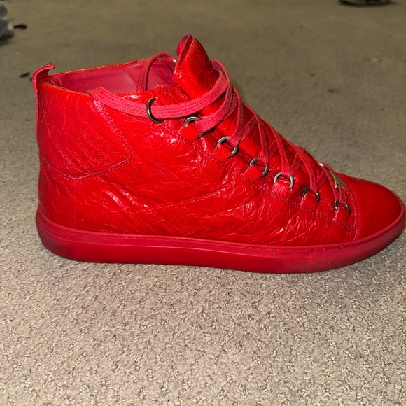 authentic balenciaga red good condition size 10 USA fit like a 10.5/11 - Picture 10 of 10